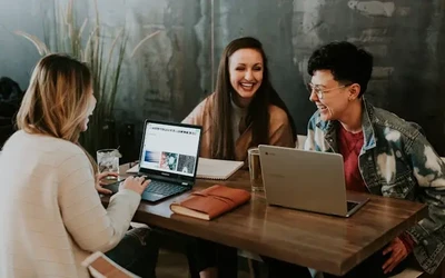 Laptop with network security graphic for staying connected legally in China